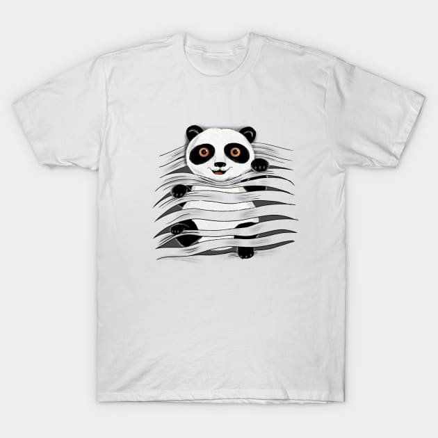 little panda T-Shirt by coffeeman